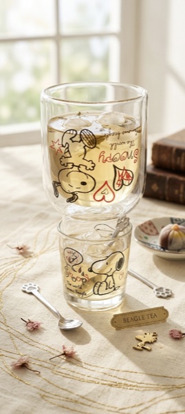 史努比精品玻璃杯